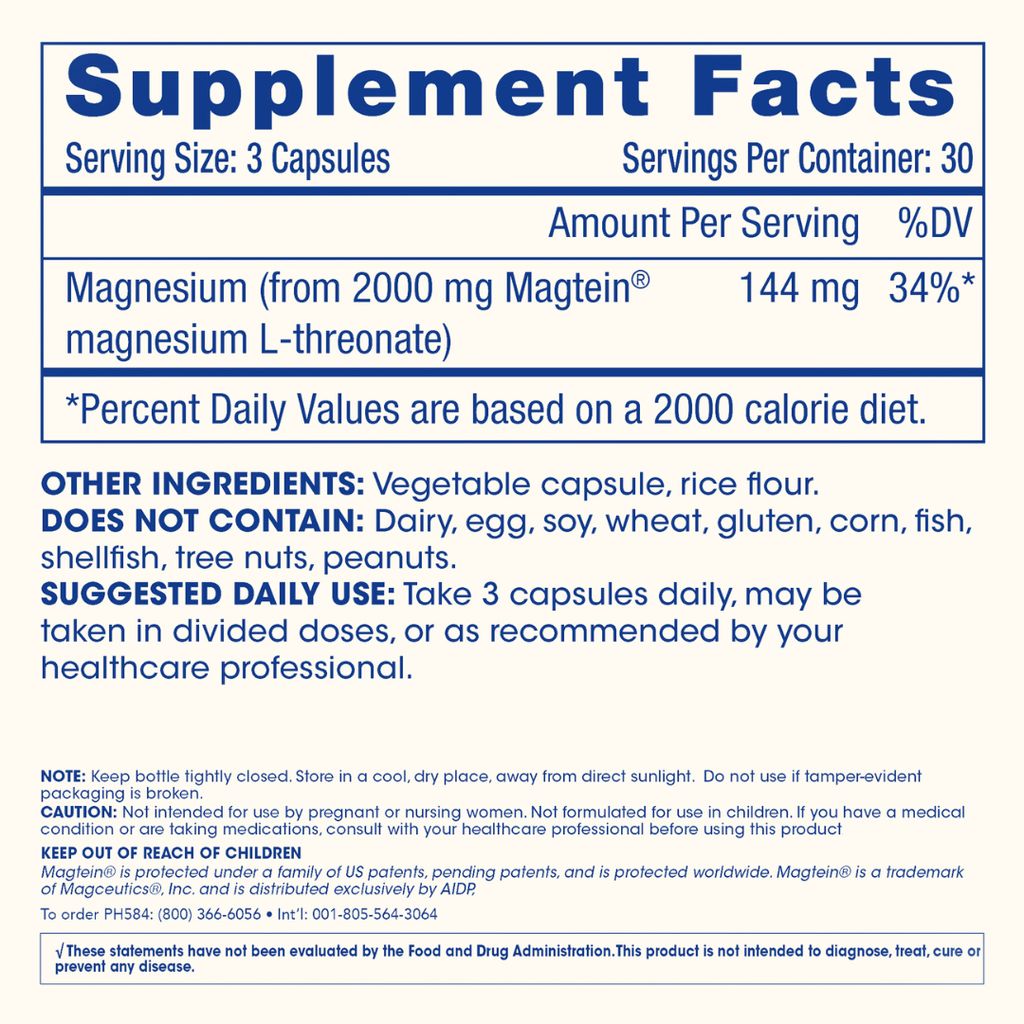 Brain-Mag Pro Magnesium-L-Threonat - Image 2