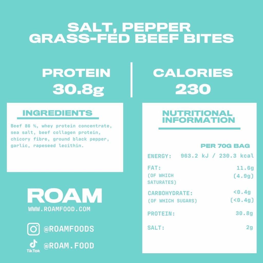 Roam Beef Bites - Salz & Pfeffer - Image 2