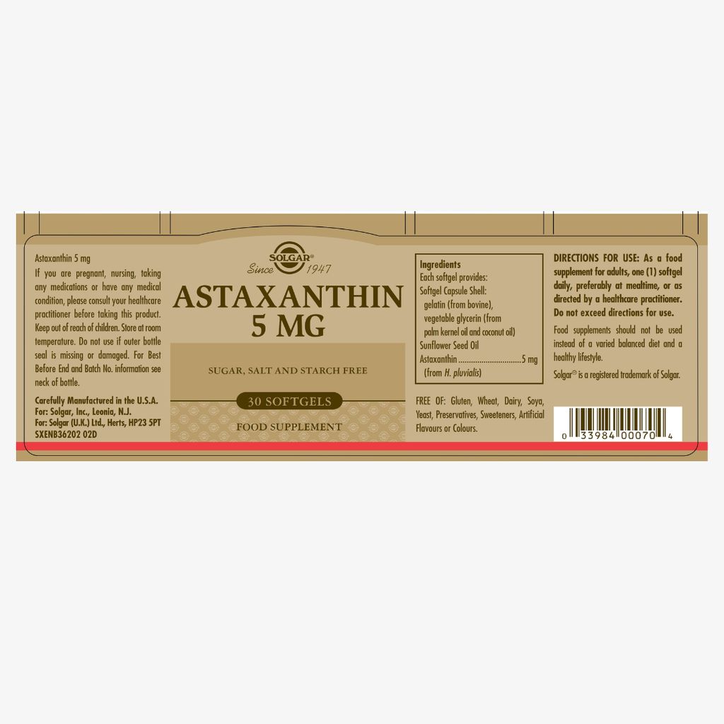 Astaxanthin 5 mg - Image 2