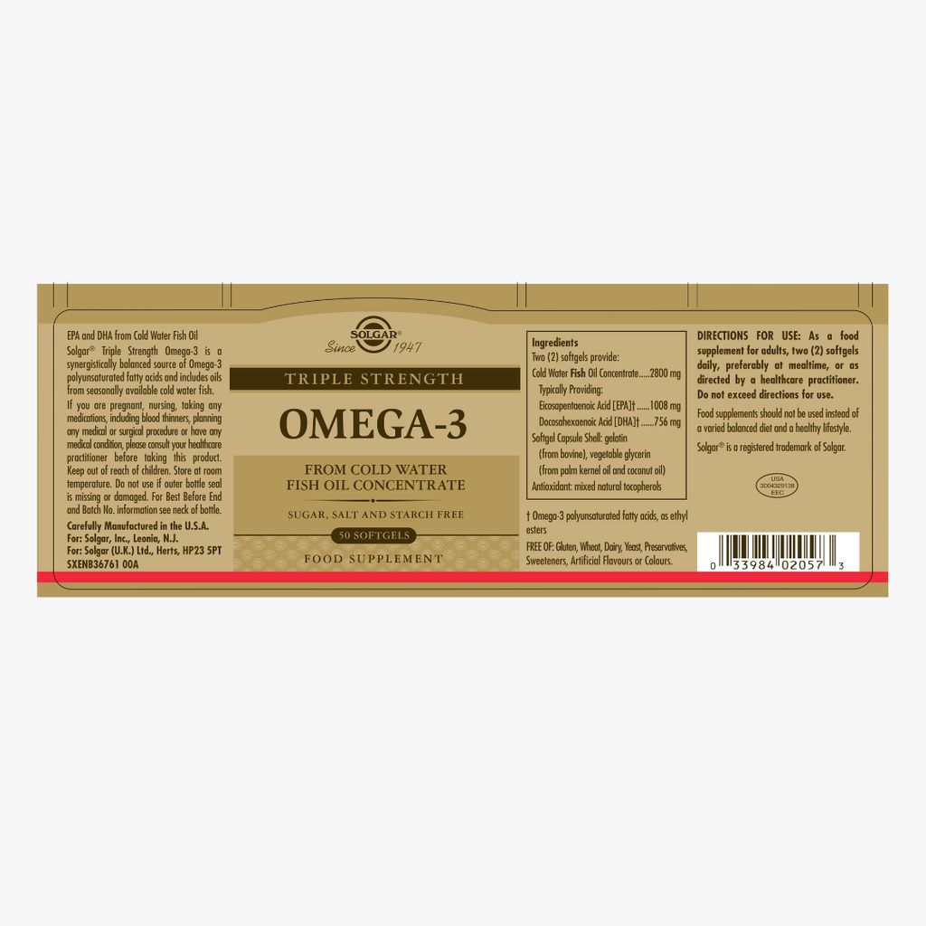 Dreifach konzentriertes Omega-3 - Image 2