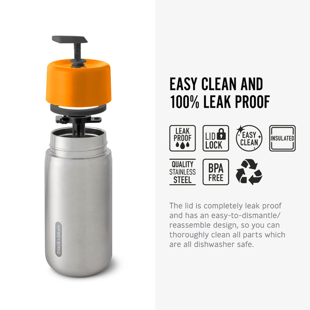 Insulated Travel Cup - Orange - Image 2