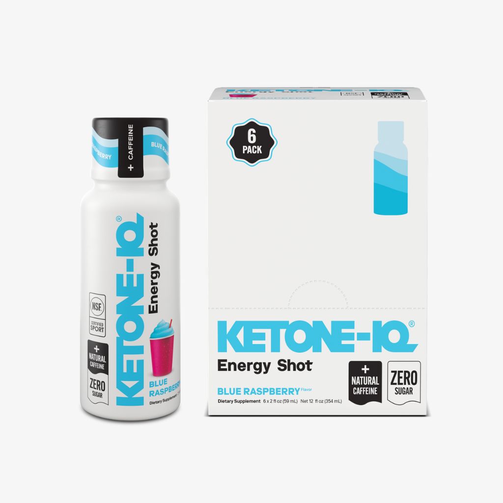 Ketone-IQ Caffeine Shot - Blue Raspberry - Image 1