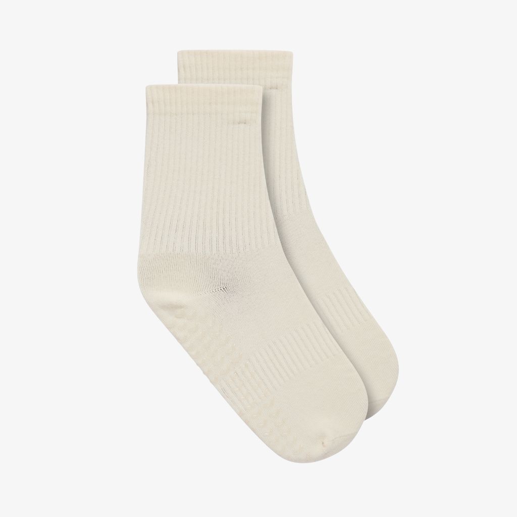 ÔWEAR Essentials Pilates-Socken mit Grip – Weiß - Image 2
