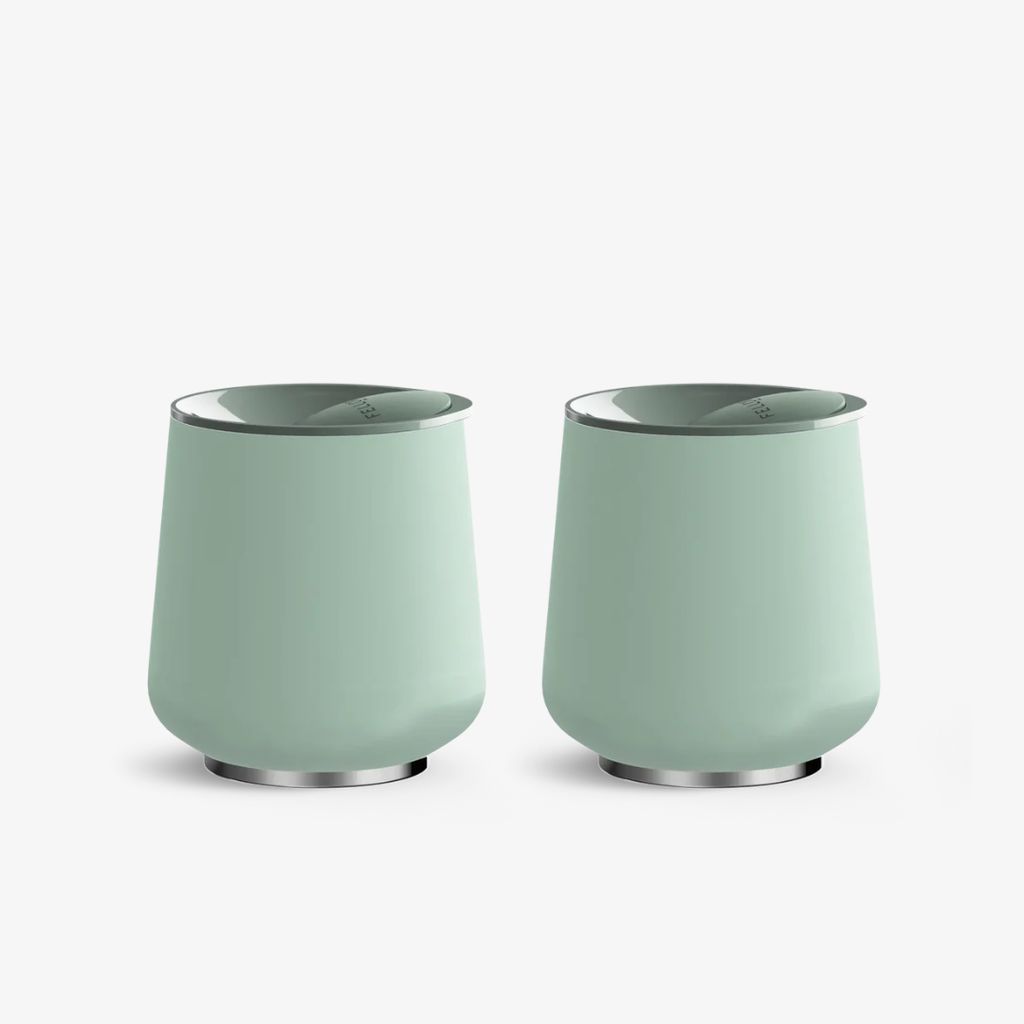 Ruby Weinbecher-Picknickset – Minz-Chip - Image 1