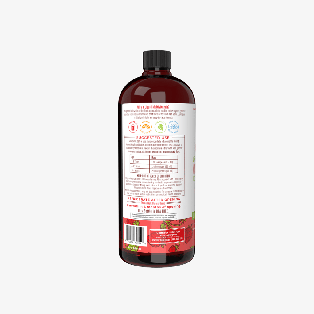 Flüssiges Morgen-Multivitamin – Erdbeere - Image 3