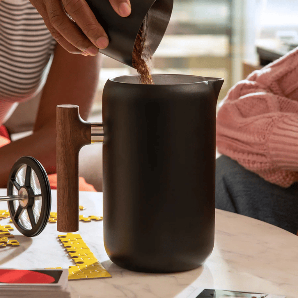 Clara French Press – Walnussgriff - Image 4
