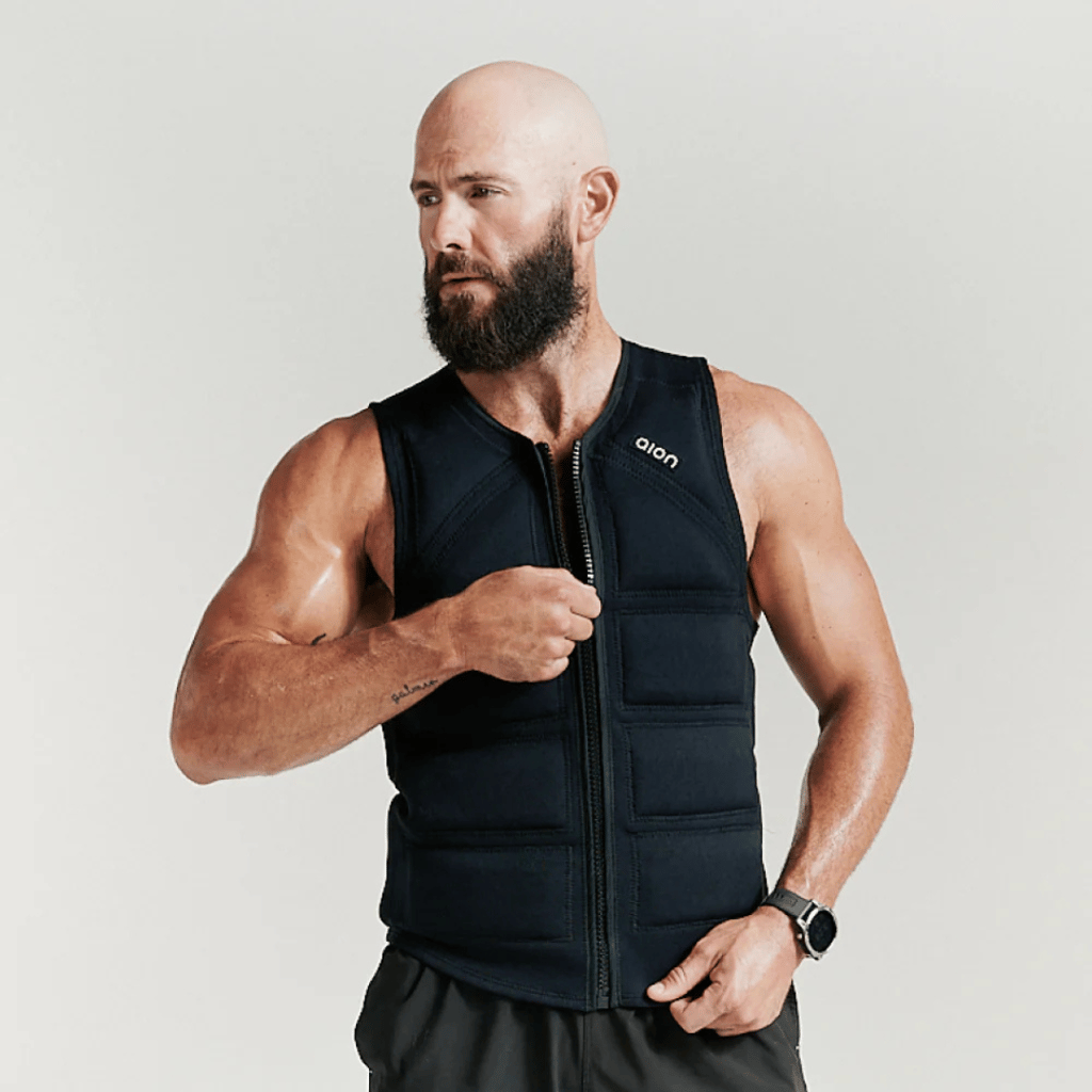 Herren-Trainingsweste: Schwarz - Image 2
