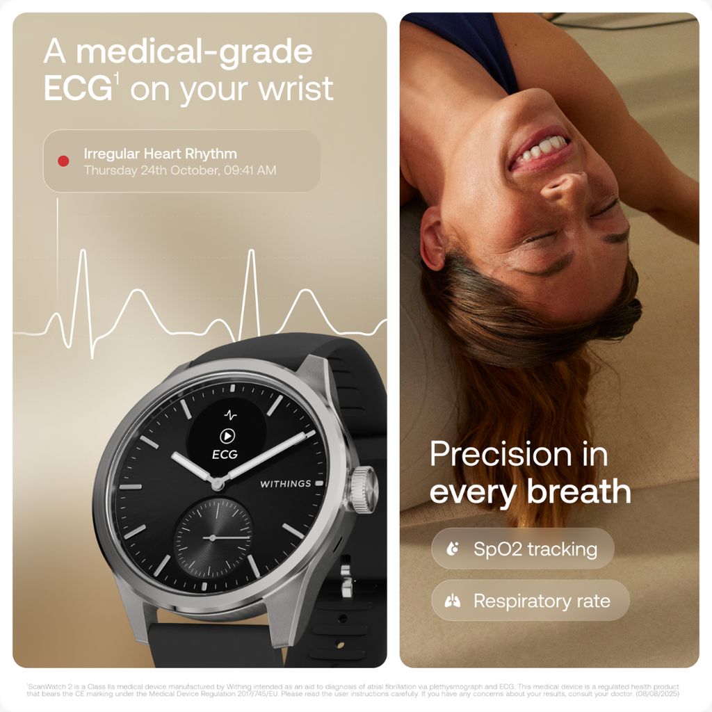 ScanWatch 2 – 42 mm – Schwarz - Image 2