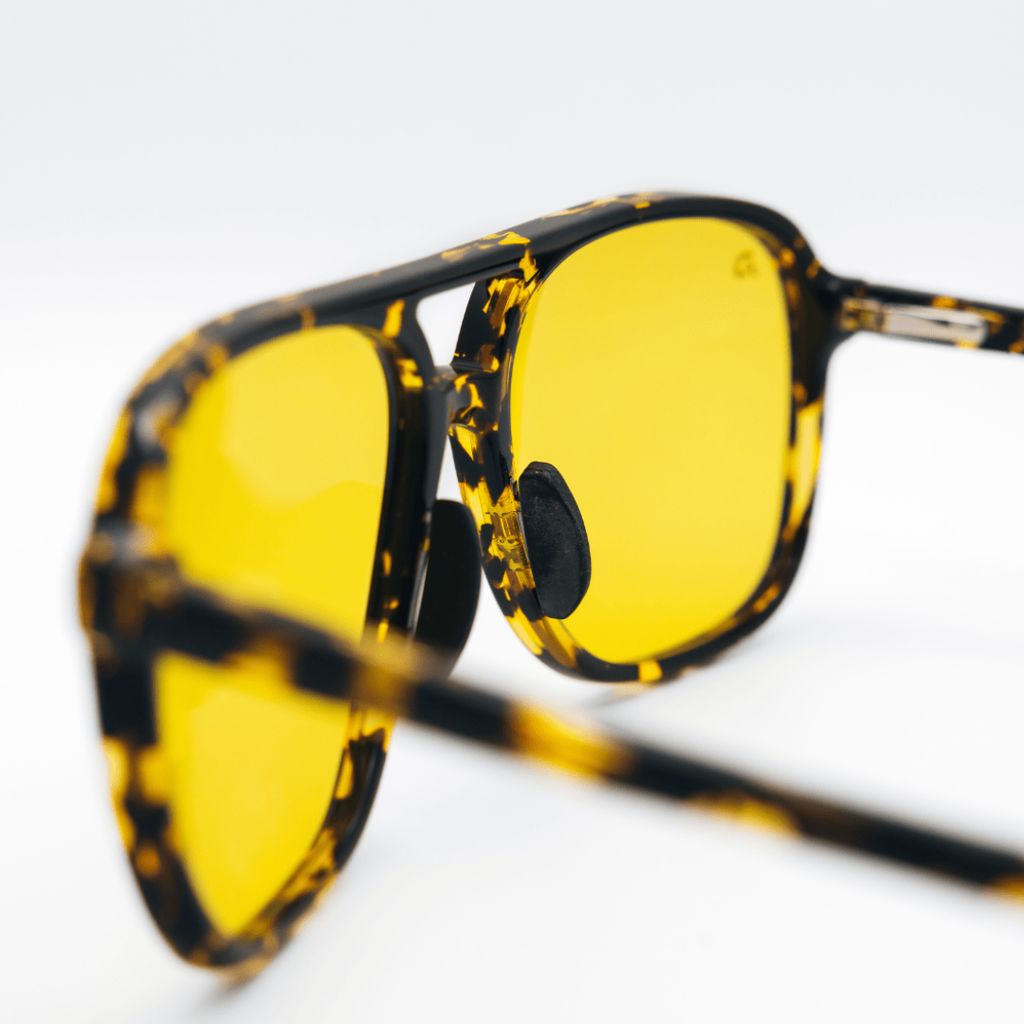 Blaulichtbrille – Retro-Tag – Schildpatt - Image 2