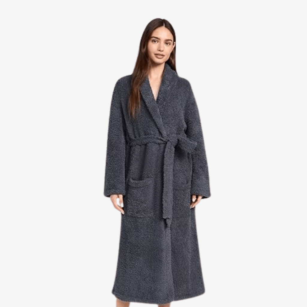 CozyChic® Bademantel für Erwachsene – Schieferblau - Image 1
