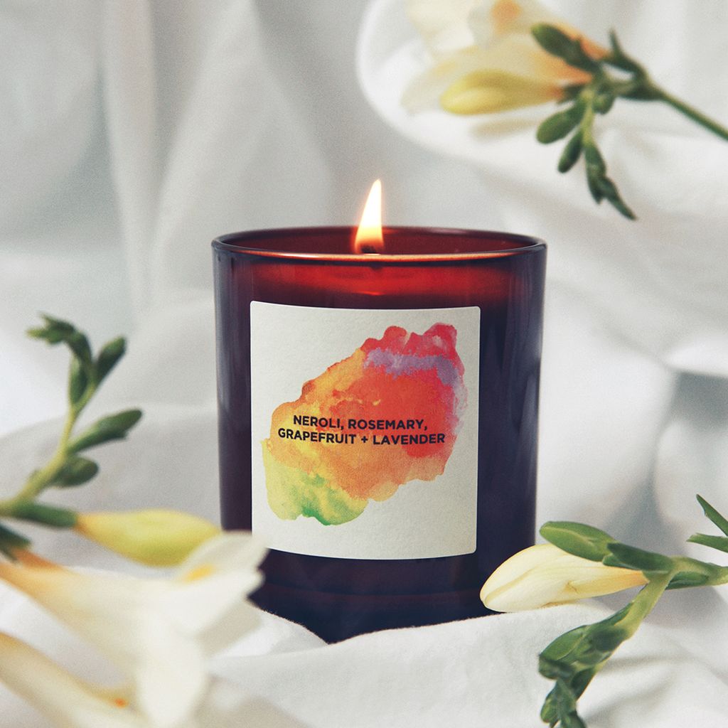 Bernsteinglaskerze: Neroli - Image 1