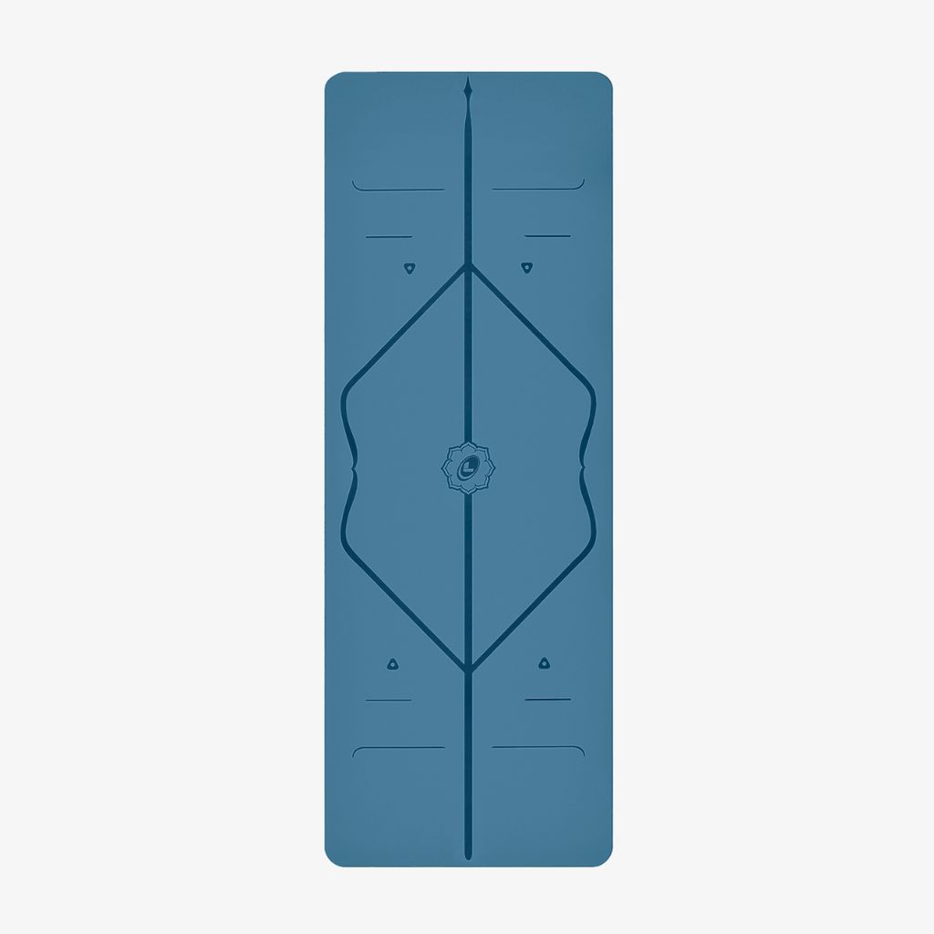 Liforme Classic Travel Yoga Mat - Blue - Image 3