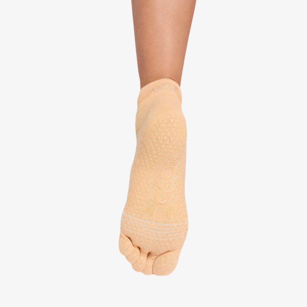 Full Toe Bellarina Tec Grip Socks - Golden - Image 3