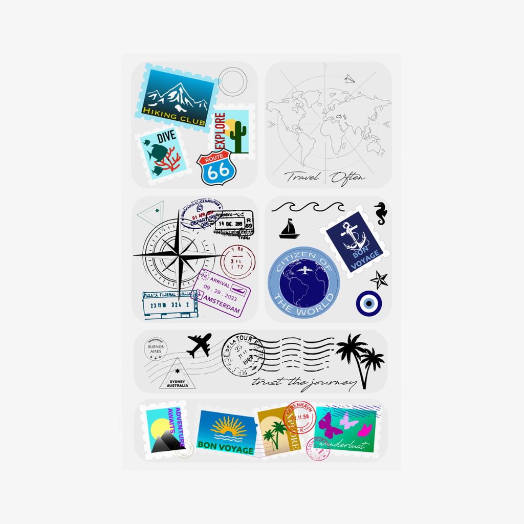TRAVEL WELL PATCH - Reisetagebuch-Designs - Image 3