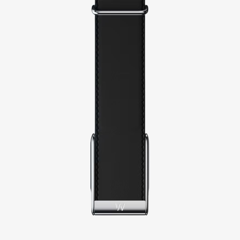 LeatherLuxe Straight Band - MG - Schwarz/Creme mit Titan - Image 5