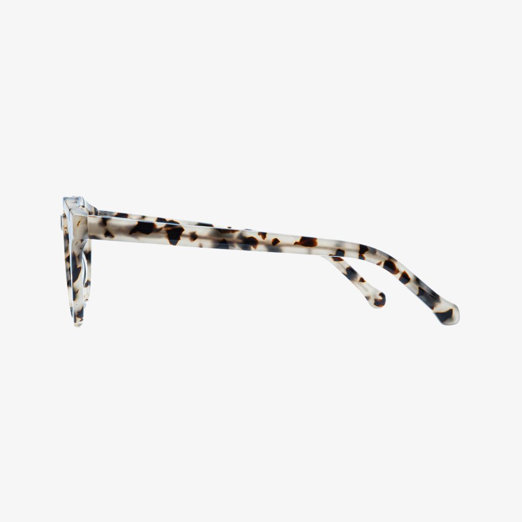Alexander Blue Light Blocking Glasses (Day) - Ivory Tortoise with Clear Lens - Image 3