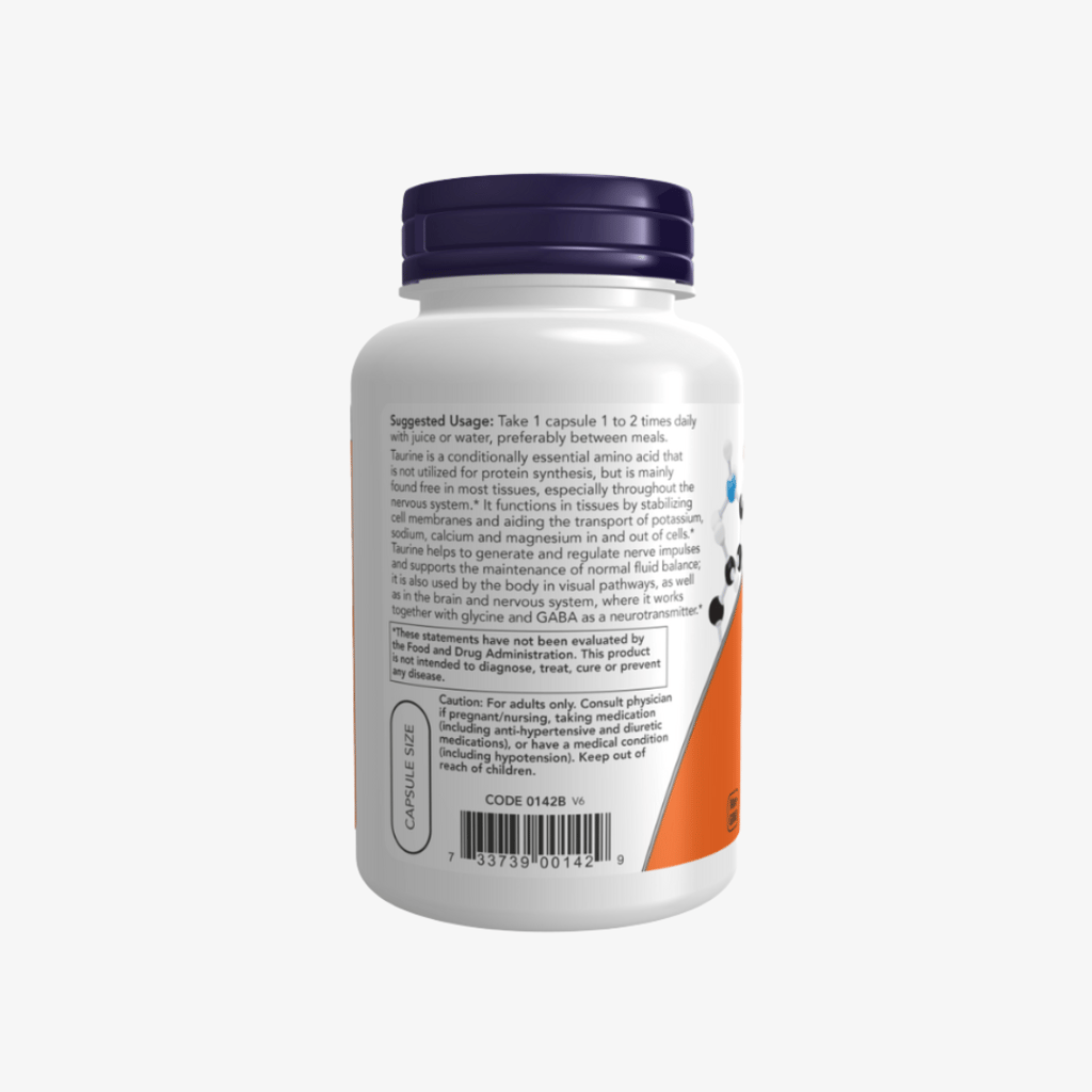 Taurin, doppelte Stärke, 1.000 mg - Image 3