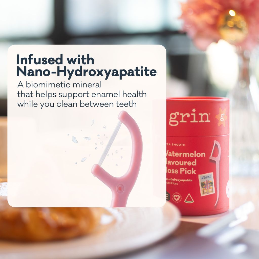 Ultra Smooth N-HA Infused Zahnseide-Sticks Dose - Wassermelone - Image 3