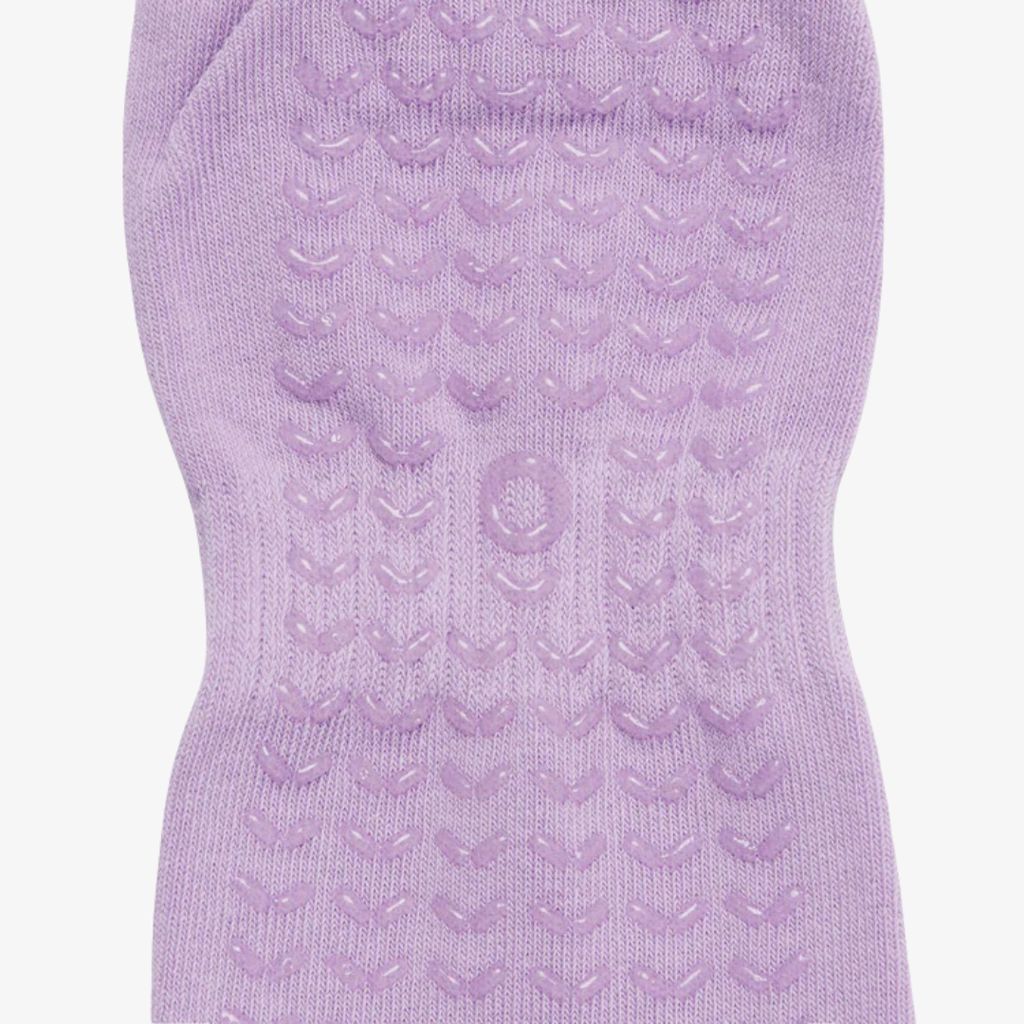 ÔWEAR Crew Sporty Stripes Pilates Grip Socken - Thistle - Image 3