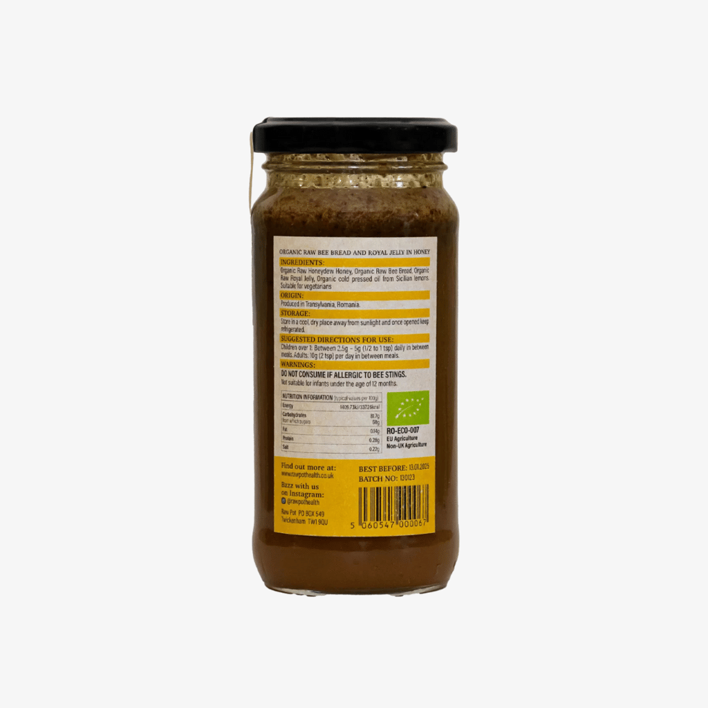 Bio-Rohbienenbrot und Gelée Royale in Honig - Image 2