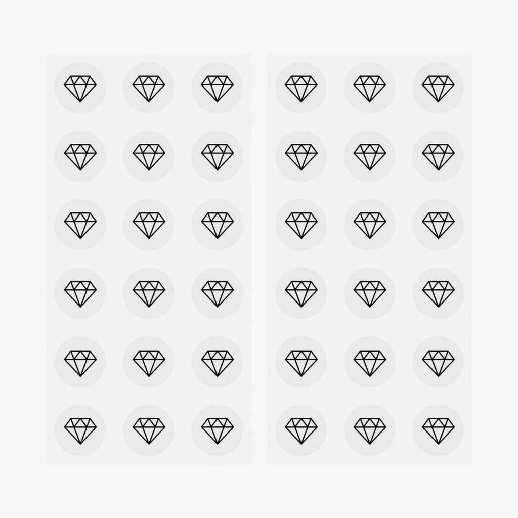 CALL OF BEAUTY Biotin-Pflaster – Diamantsymbole - Image 3