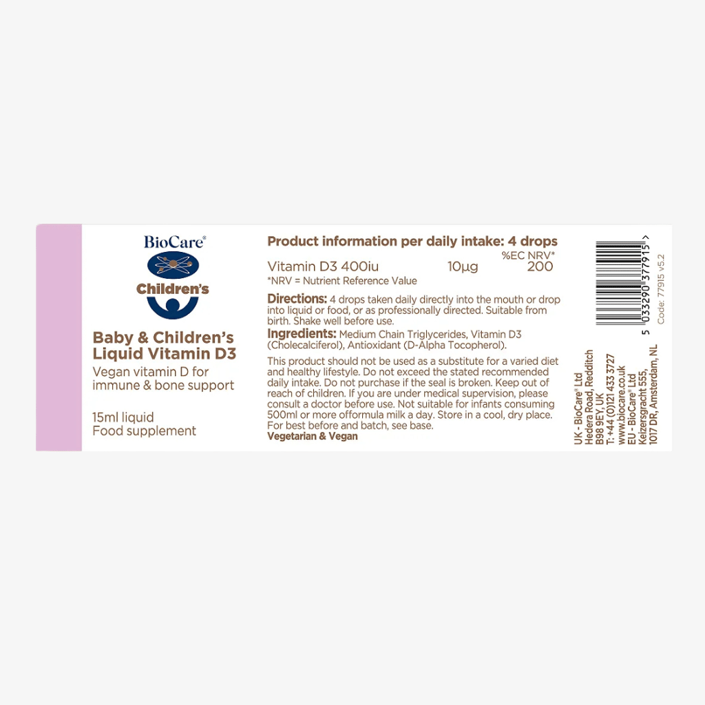 Flüssiges Vitamin D3 für Babys und Kinder - Image 3