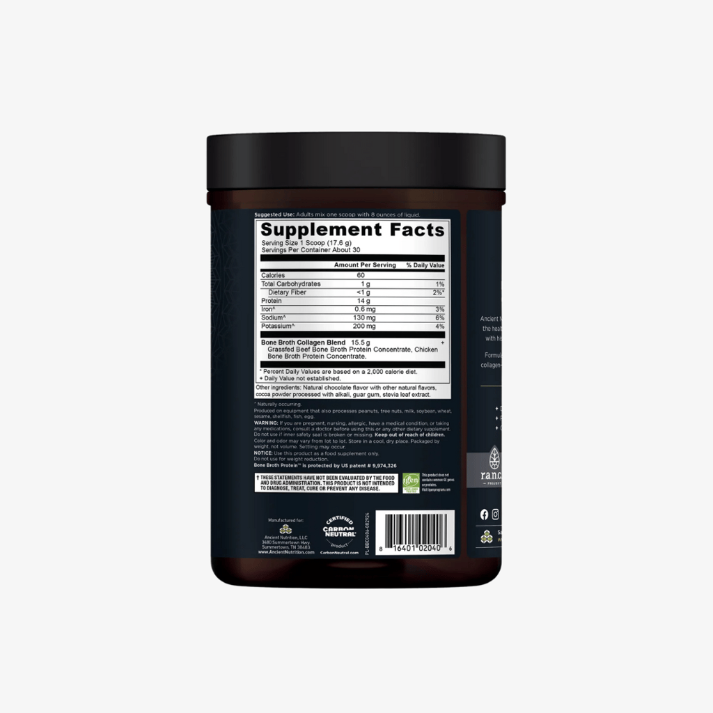 Knochenbrühe-Kollagen-Proteinpulver – Schokolade - Image 3