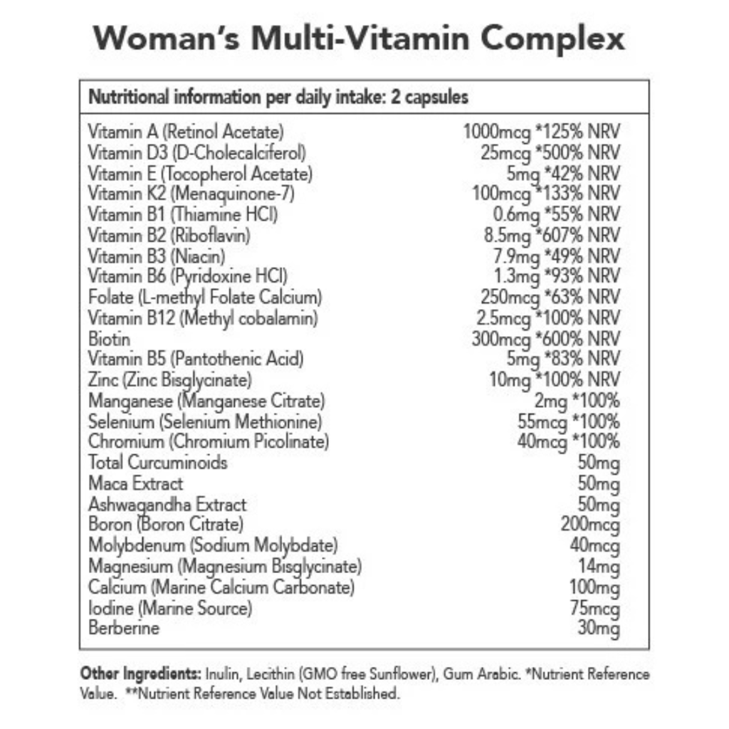 Liposomale Multivitamin- und Nährstoffkomplex-Kapseln für Frauen – 30-Tage-Vorrat - Image 3