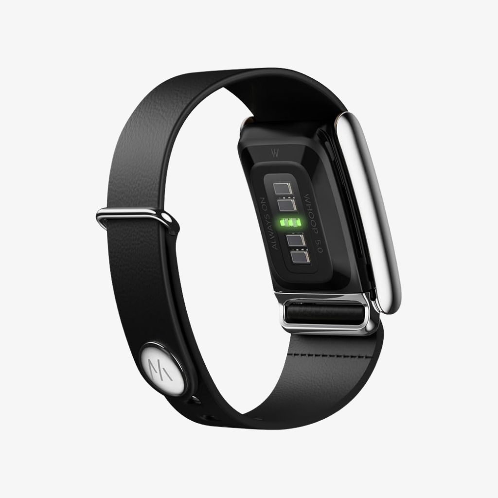 LeatherLuxe Tapered Band - 5.0 - Schwarz mit Titan - Image 3