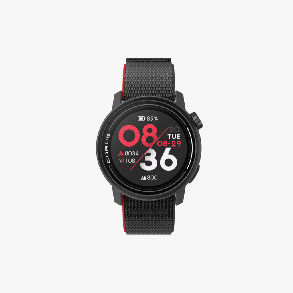 COROS PACE 3 Premium GPS-Sportuhr - Schwarzes Nylonarmband - Image 1