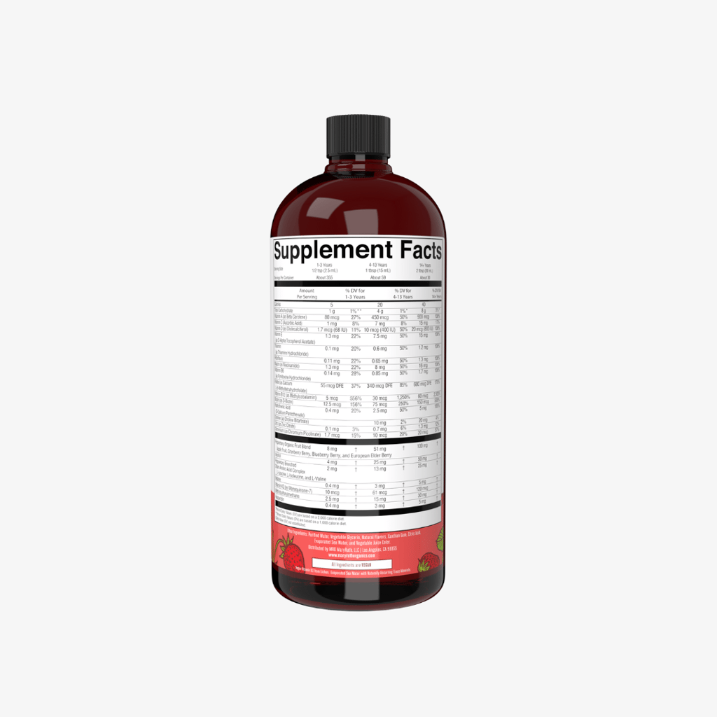 Flüssiges Morgen-Multivitamin – Erdbeere - Image 4