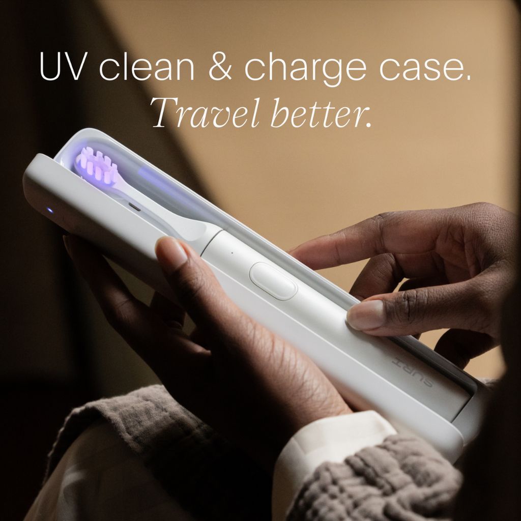 SURI 2.0 Schallzahnbürste mit UV-Reinigungsetui für unterwegs – Meeresnebel - Image 3