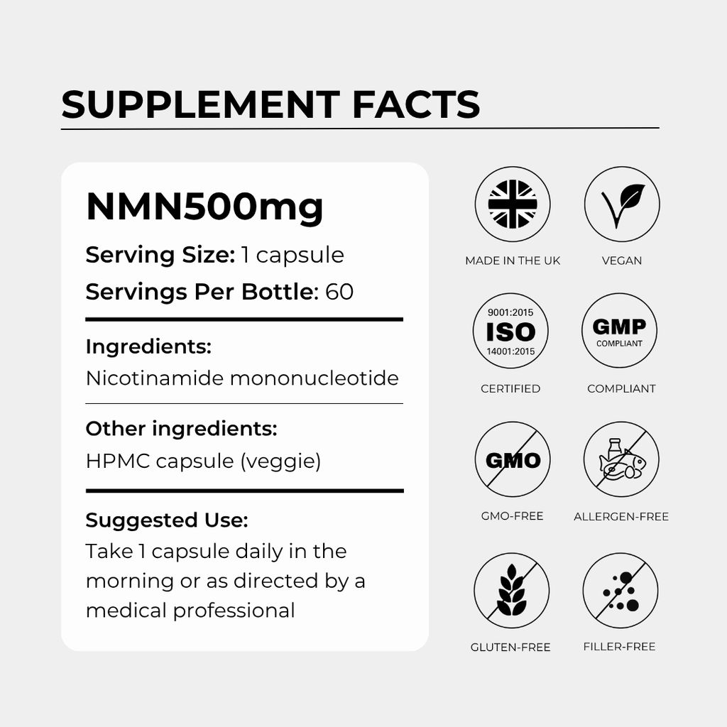 NMN 500 – Nicotinamid-Mononukleotid - Image 2