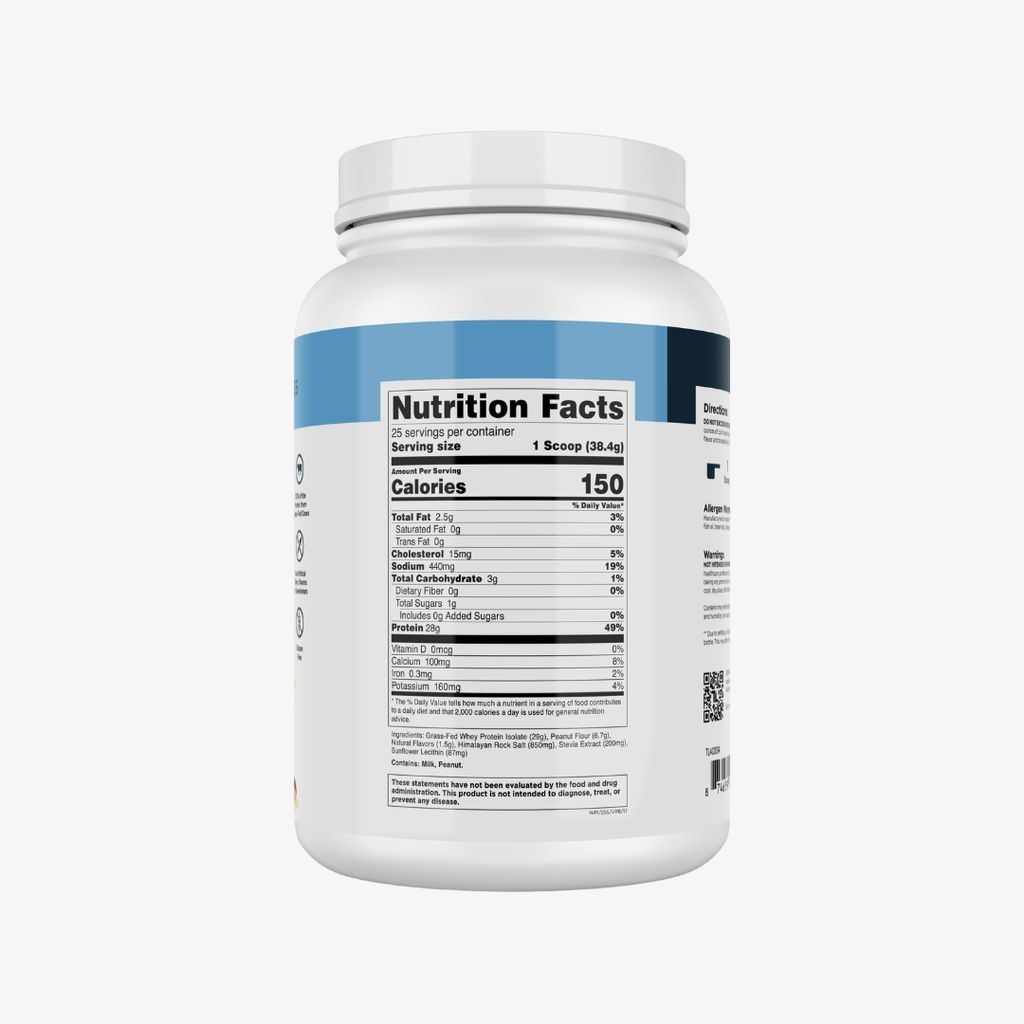 Molkenproteinisolat von Weidetieren – Vanille-Erdnussbutter - Image 3