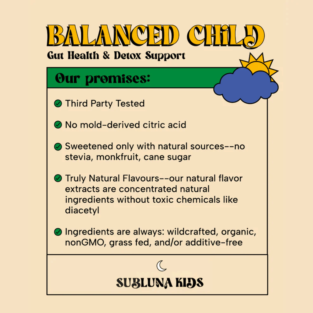 SubLuna Kids Balanced Child: Detox & Gut Gummy - Image 12