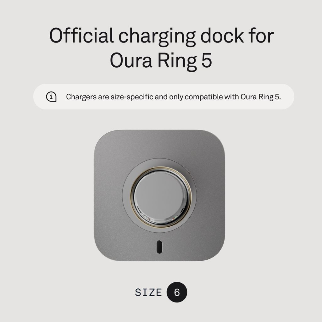 Oura Ring 5 Standard Charger - Grey - Image 2