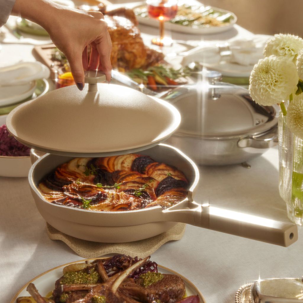 Ceramic Nonstick Always Pan - Steam - Image 11