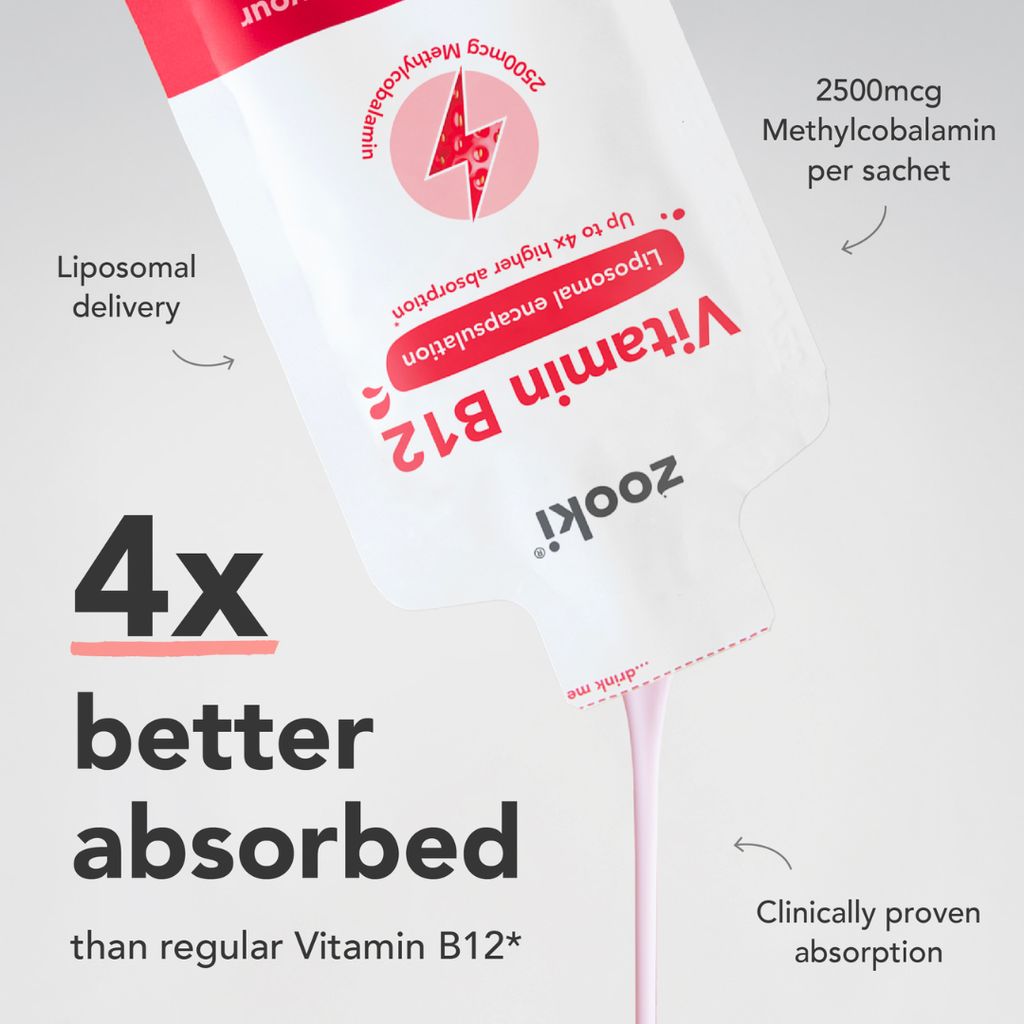 Liposomales Vitamin B12 2500 mcg, Erdbeergeschmack - Image 4