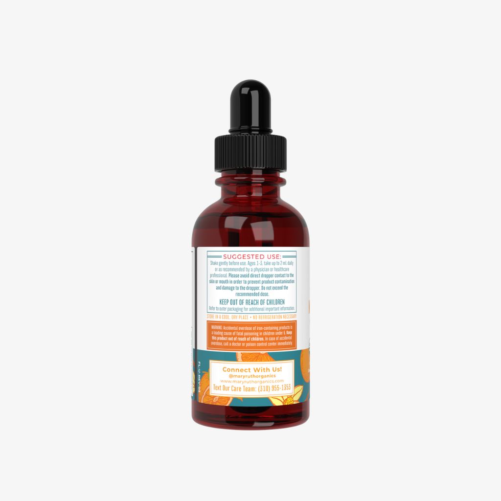 Bio-Multivitamin-Tropfen für Kleinkinder mit Eisen – Vanille-Orange - Image 5