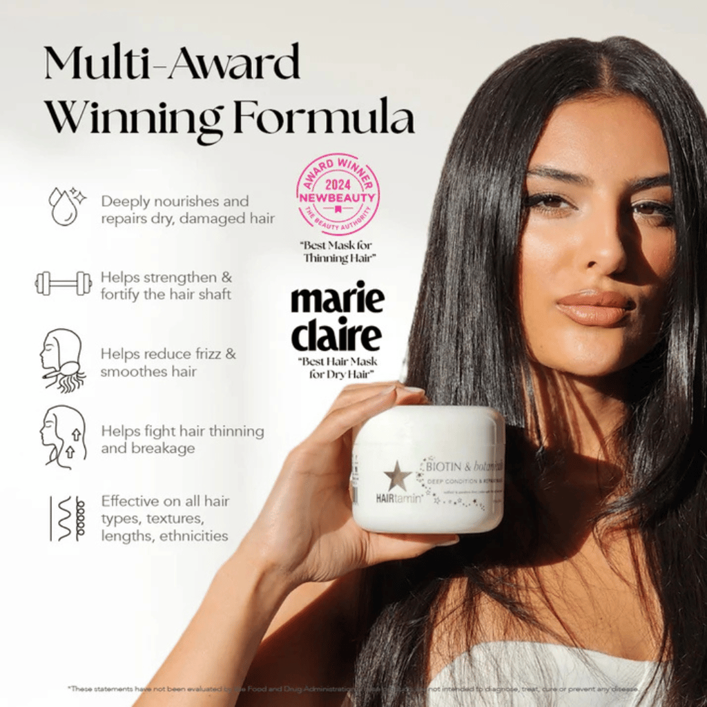 Biotin & Botanicals Tiefenpflege & Reparatur Haarmaske - Image 4