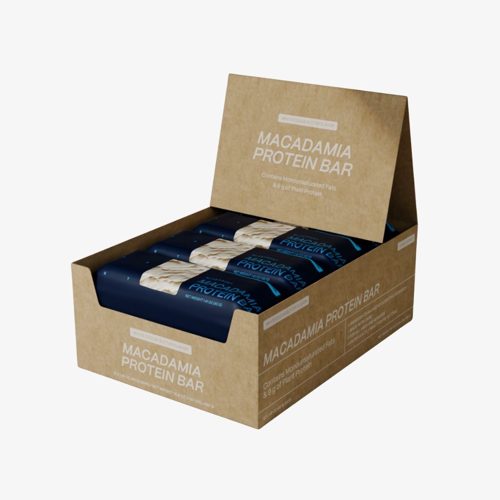Macadamia-Proteinriegel – Weiße Kakaobutter - Image 1