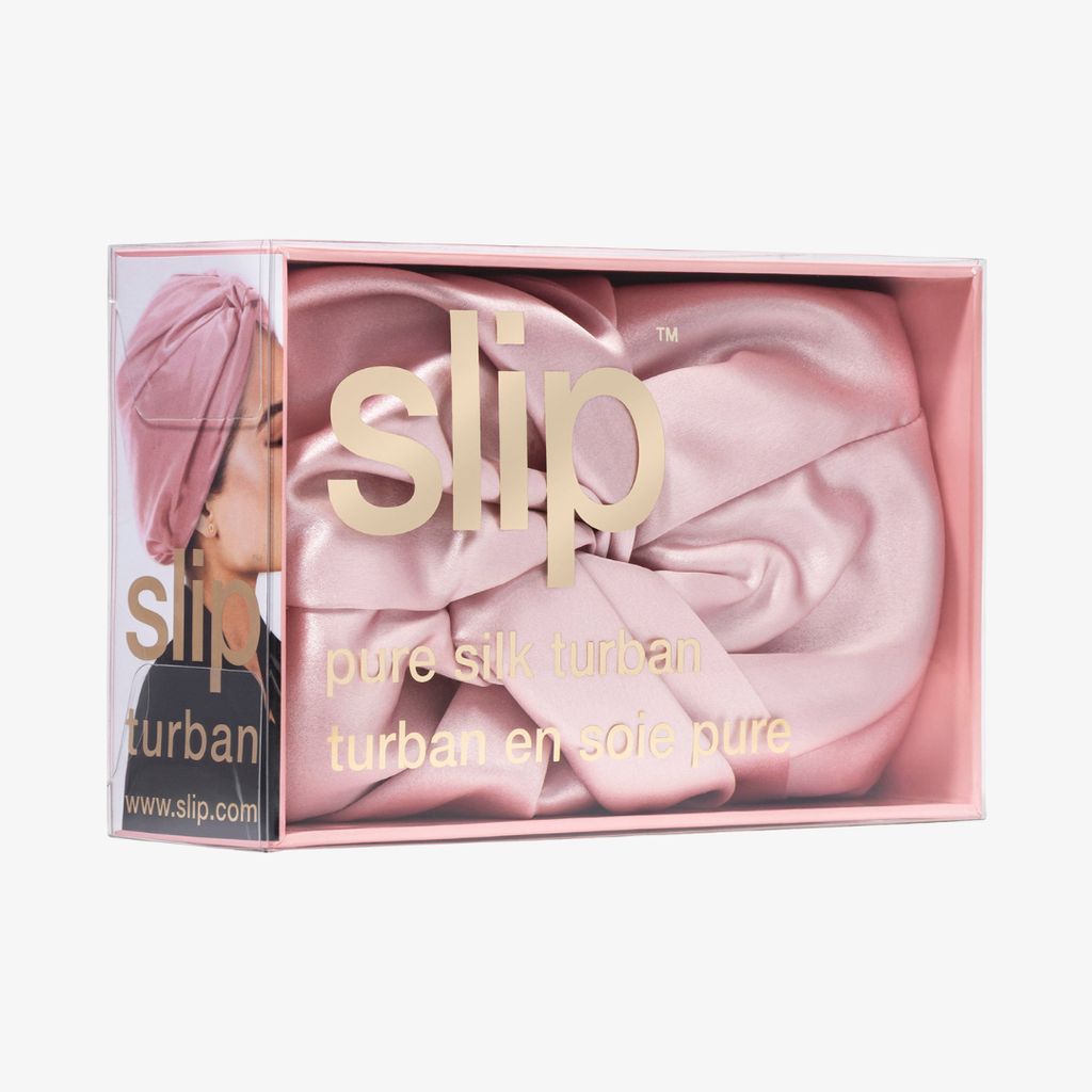 Turban aus reiner Seide – Rosa - Image 4