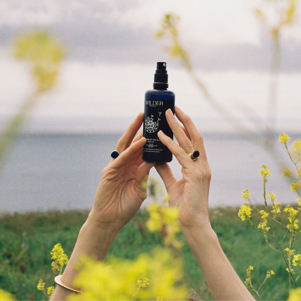 Flower of the Sun Body Oil - Calendula Oil, Rose Hip Oil, Sandalwood - Image 2