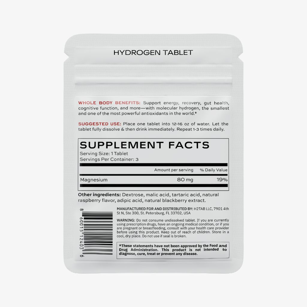 Molecular Hydrogen Tablets - Raspberry Sample - Image 3