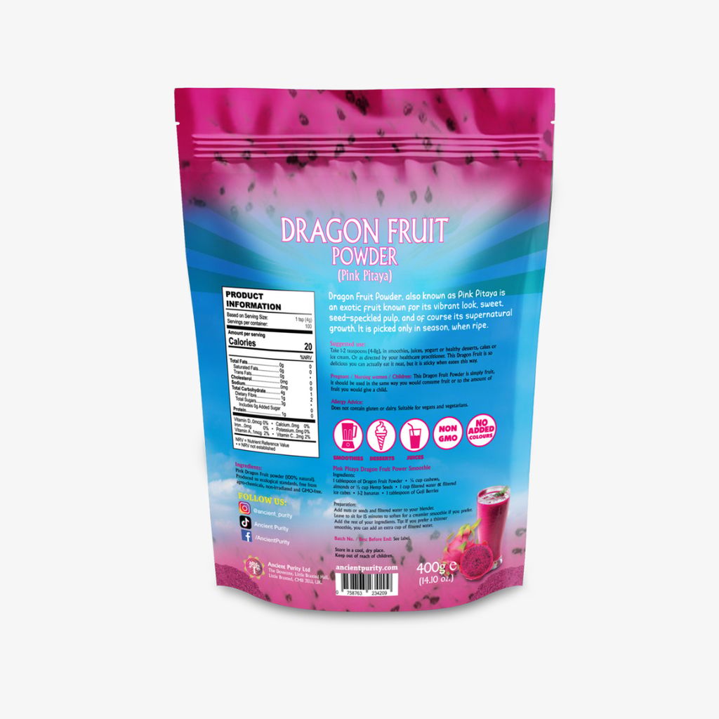 Drachenfruchtpulver – Rosa Pitaya - Image 2