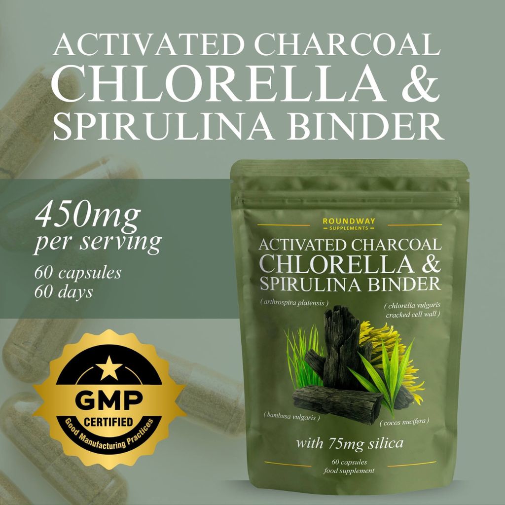 Aktivkohle, Chlorella, Spirulina-Bindemittel - Image 4