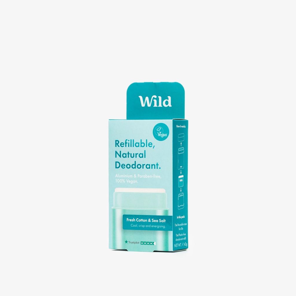 Wild Aqua Case und Fresh Cotton & Sea Salt Deo Starter-Set - Image 4