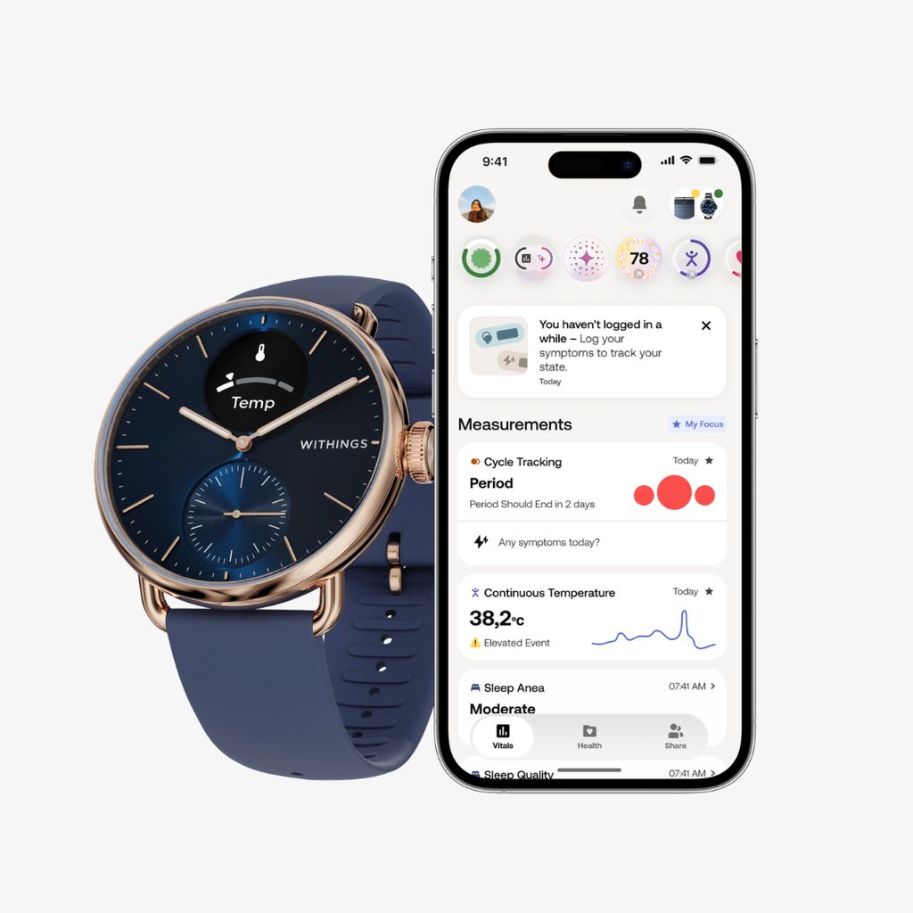Scanwatch 2 - Roségold Blau - Image 5