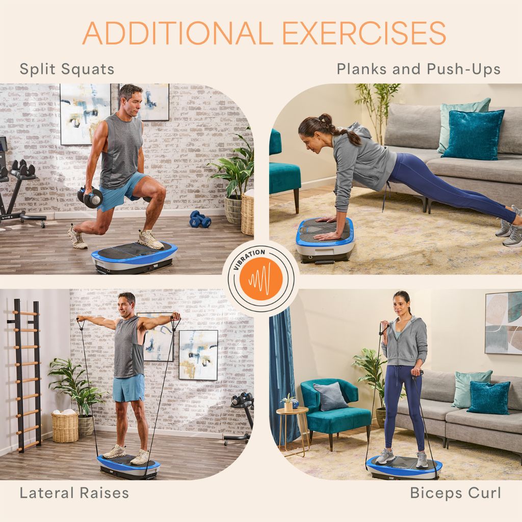 Rumblex Max 4D Vibration Plate - Blue - Image 4