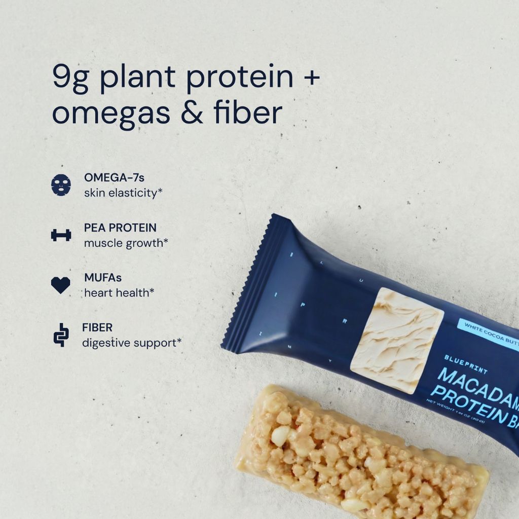Macadamia-Proteinriegel – Weiße Kakaobutter - Image 2